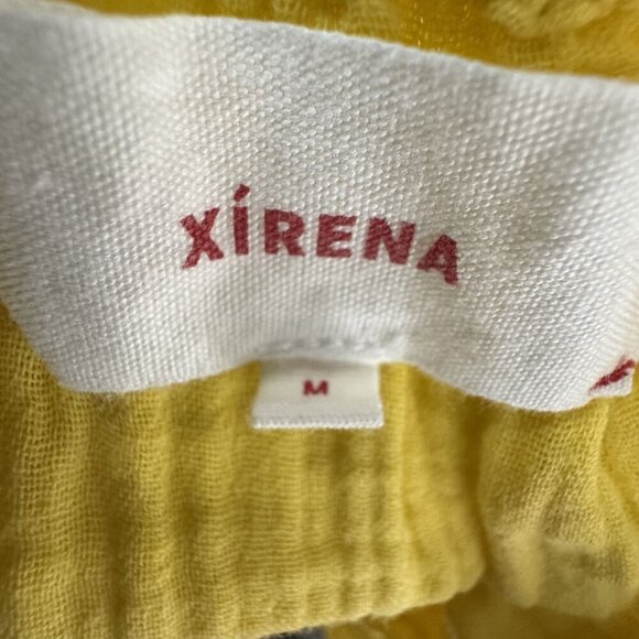 Xirena yellow Reagen Cotton Gauze Long Midi Dress Size medium - Picture 6 of 9